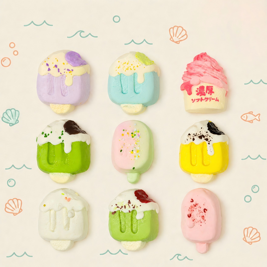 Dessert Series E | Cute Ice Cream Squishies – Soft, Sweet & Satisfying