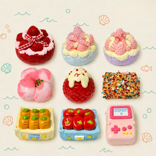Dessert Series B | Strawberry Cake Squishy Toy, Cute Food-Themed Stress Relief and Relaxation Toy