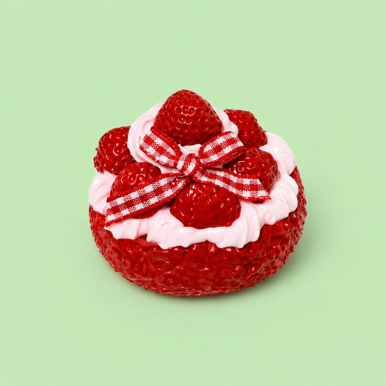 Dessert Series B | Strawberry Cake Squishy Toy, Cute Food-Themed Stress Relief and Relaxation Toy