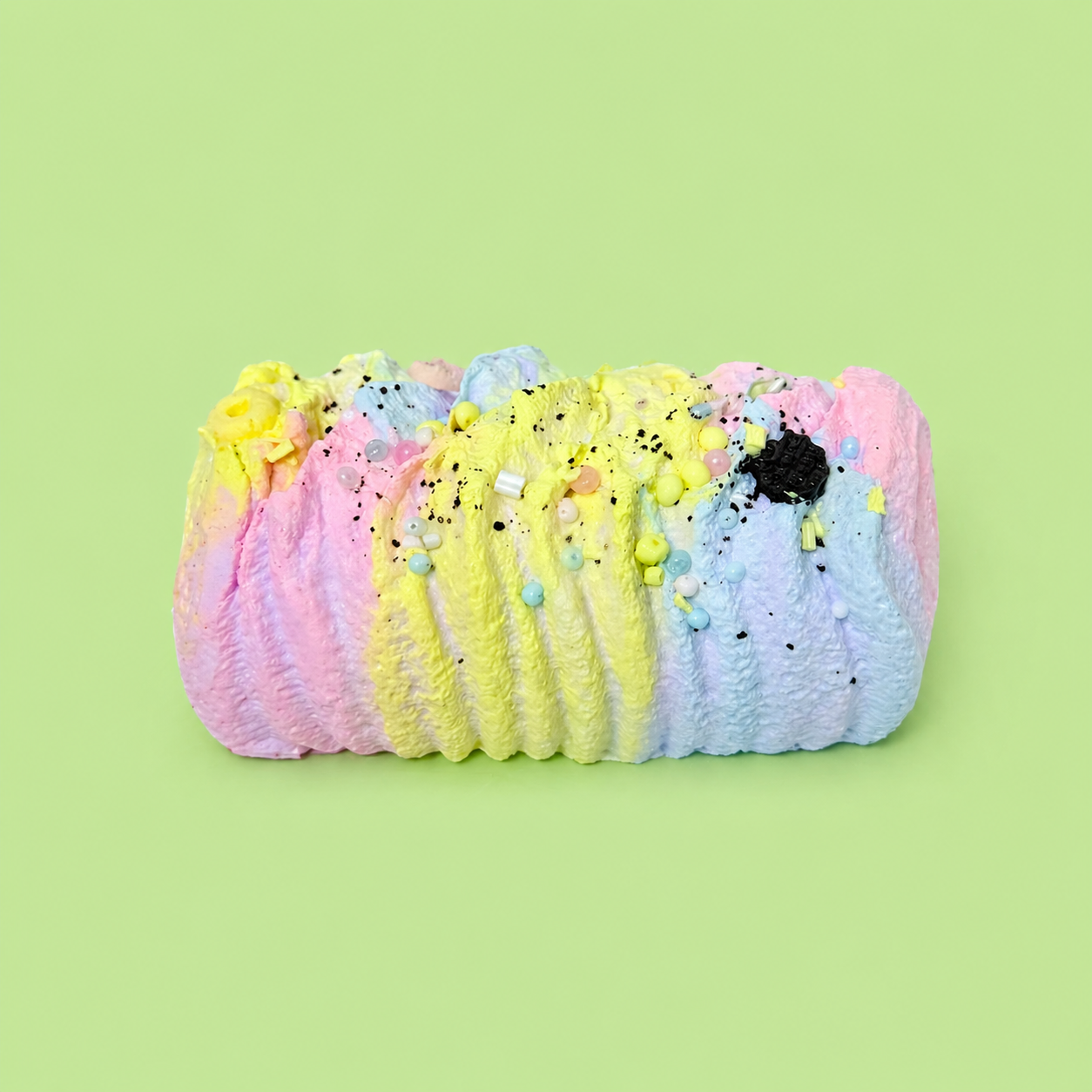 Dessert Series A | Cream Cake & Ice Cream Toast Squishy Toy, Cute Food-Themed Stress Relief and Relaxation Toy