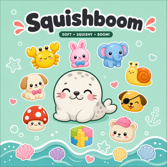 SquishBoom™ Animal Friends Blind Box Collection – Cute Squishy Toy Surprise Box