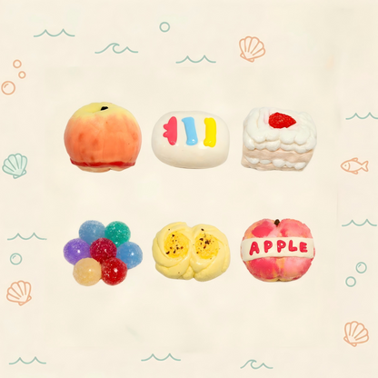 Dessert Series D | Assorted Dessert Squishy Toys – Cute & Relaxing Sensory Collection