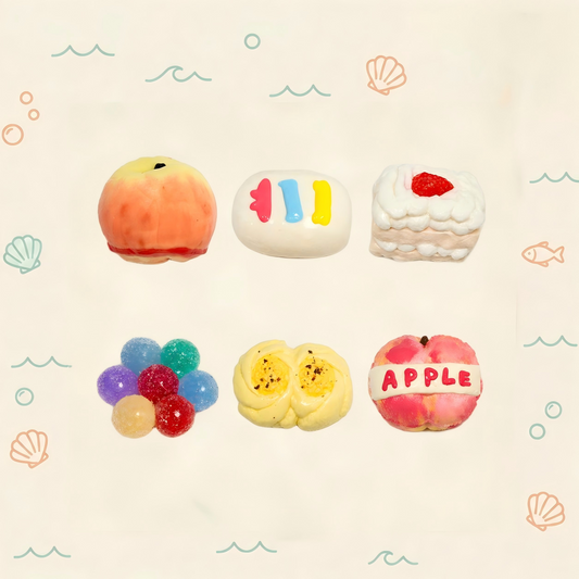 Dessert Series D | Assorted Dessert Squishy Toys – Cute & Relaxing Sensory Collection