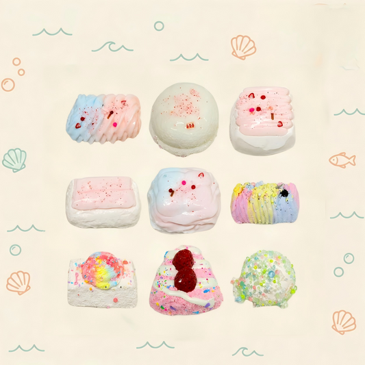 Dessert Series A | Cream Cake & Ice Cream Toast Squishy Toy, Cute Food-Themed Stress Relief and Relaxation Toy