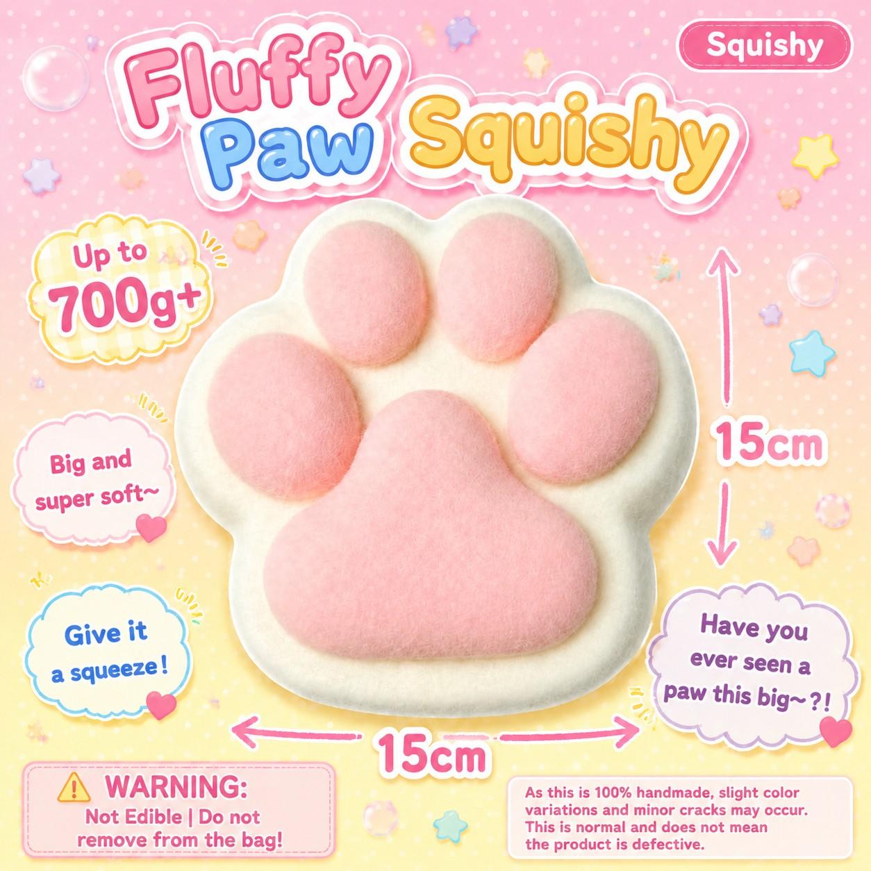 Mega Squishy Series | Mega Cat Paw Squishy Toy – Cute, Soft & Satisfying Stress Relief Companion
